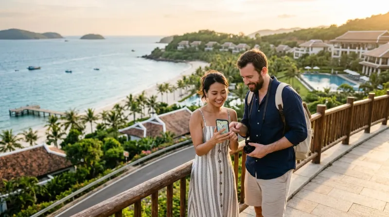 Ở Nam đảo Phú Quốc nên ở khu vực nào để tiện đi lại?