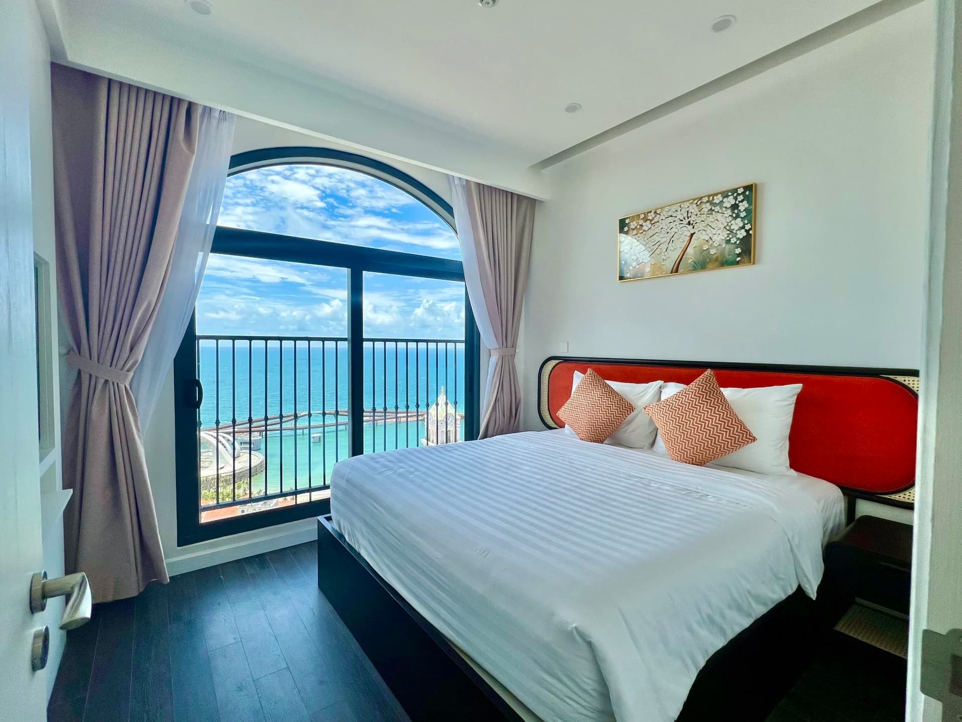 Phòng apartment tại Harry Phú Quốc với tầm nhìn ra biển
